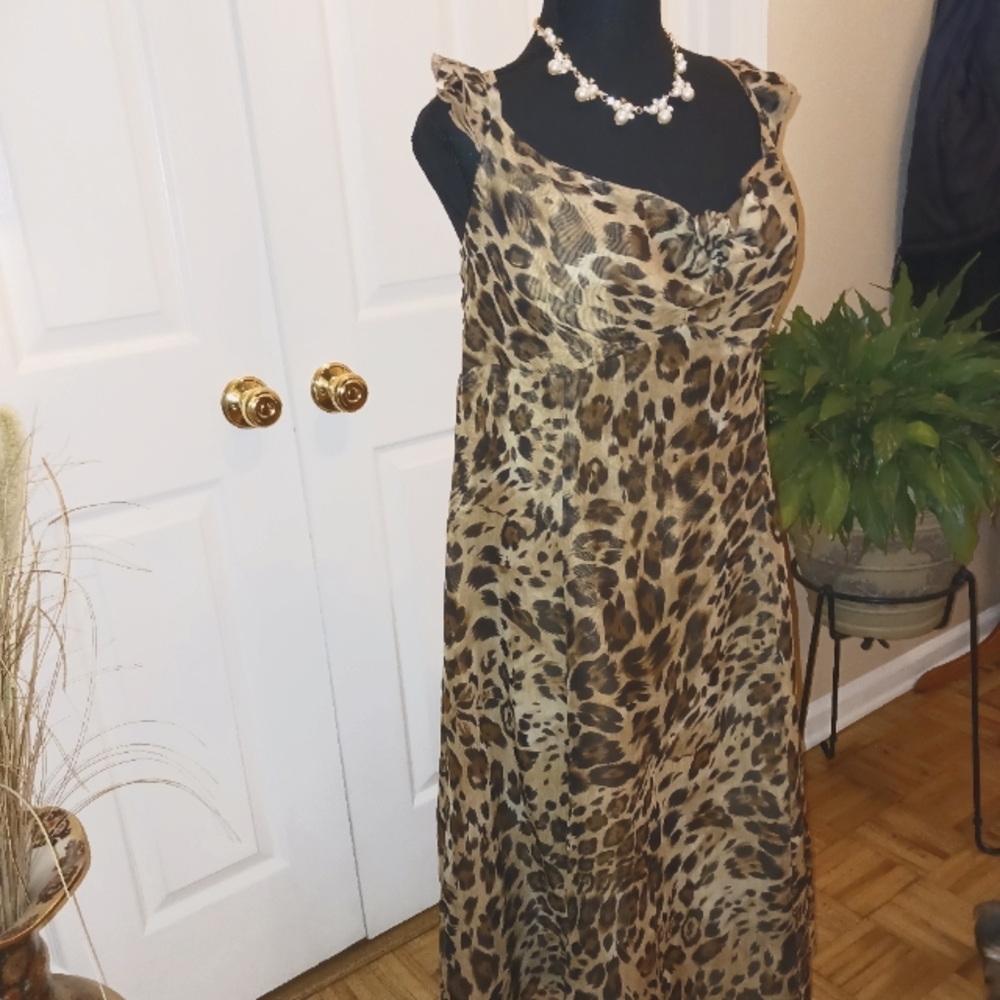 Madison Leigh Sundress 16 Animal Print